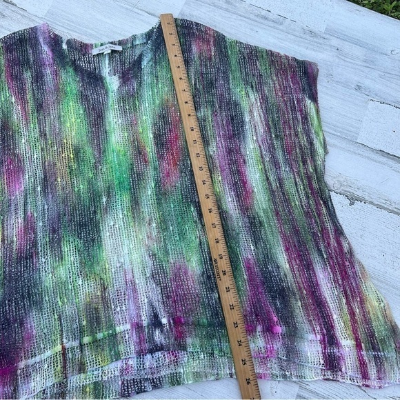 Jess & Jane Swim Coverup Layering Over Tank Top Artistry Piece Womens Large Art - Picture 12 of 13